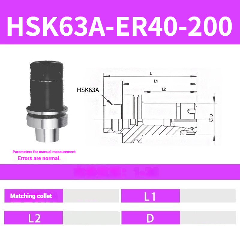 1084-HSK50A 63F 63A-ER32 25 20 16 Flexible Collet Toolholders ER Spring Collet Toolholders Shandong Denso Pricision Tools Co.,Ltd.